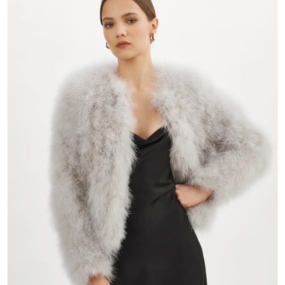 Lamarque Feather Jacket Deora